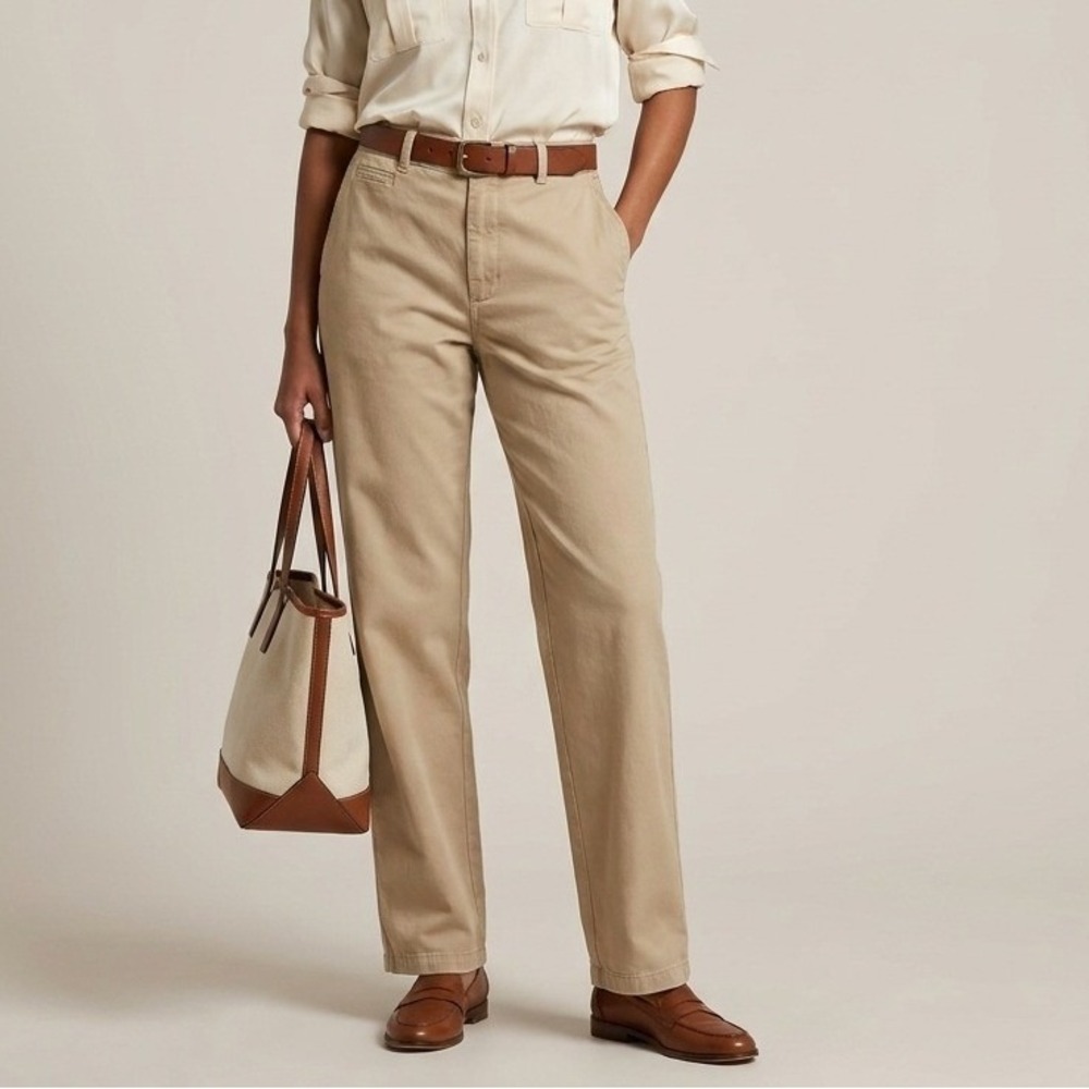 Banana Republic Vintage Safari & Travel Khaki Chino Pants Womens 29/32  Cotton